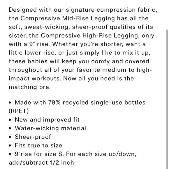 Girlfriend Collective Compressive Leggings - Picture 4 of 9